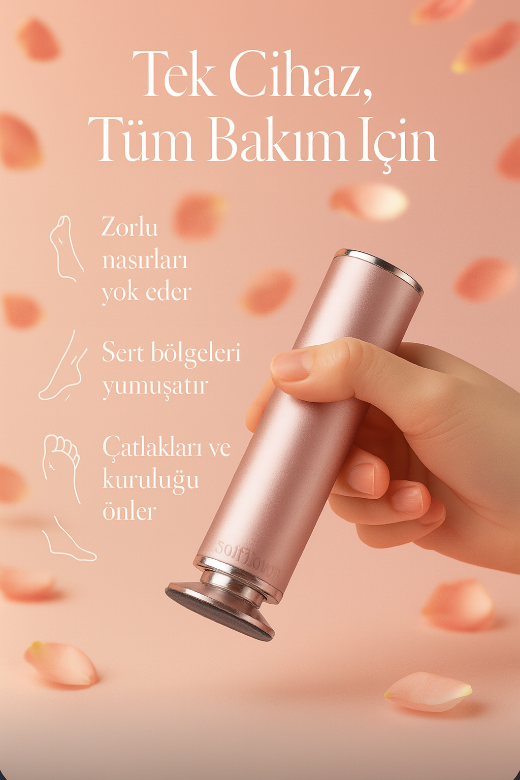 EZME Soft Touch elektrikli topuk törpüsü