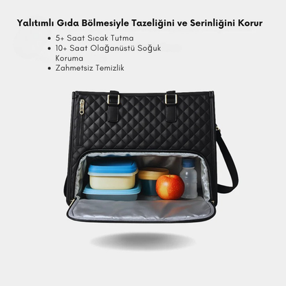 EZME™ Vitaria - Şık Yemek Saklama Bölmeli Kadın Çantası