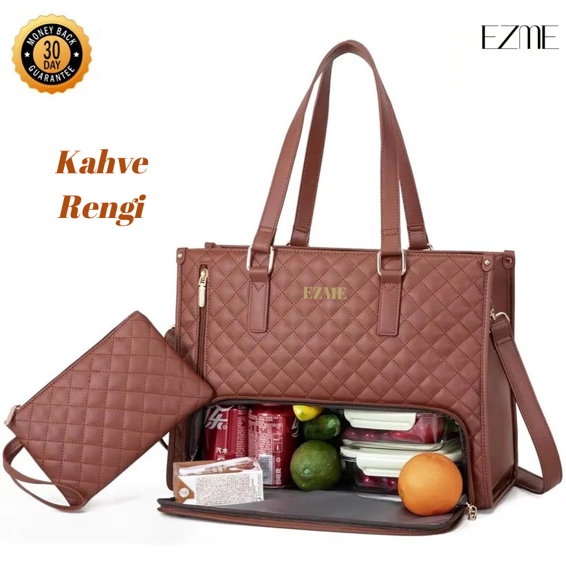 EZME™ Vitaria - Şık Yemek Saklama Bölmeli Kadın Çantası