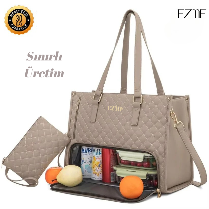 EZME™ Vitaria - Şık Yemek Saklama Bölmeli Kadın Çantası